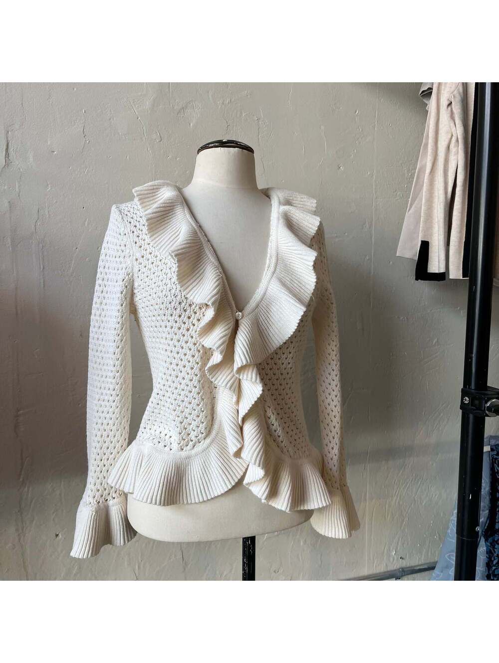 y2k Crochet Cardigan (L)